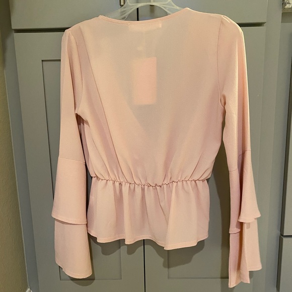 Pink Ruffled Blouse - Picture 3 of 3
